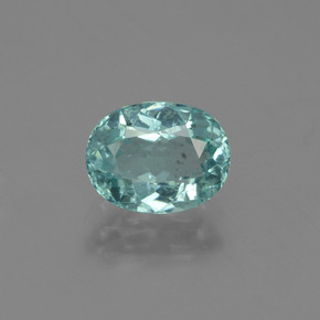 Apatite Vert bleu clair naturelle Coupe ovale, 1.02 ct, VS