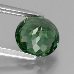 Apatite vert naturelle coupe roude, 2,31 ct, VS
