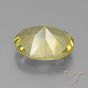 Apatite Jaune moyen naturelle ovale, 4.13 ct, VS