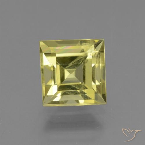 2.95ct Naturel Jaune maïs léger Apatite, Carré, VS