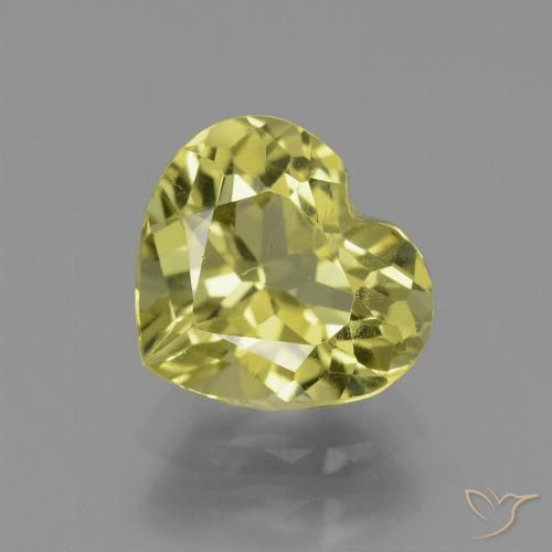 2.18ct Naturel Jaune maïs léger Apatite, Cœur, VS
