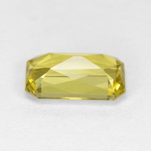 Apatite Jaune brunâtre naturelle Taille émeraude, 2.45 ct, VVS-VS