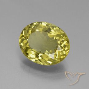 Apatite Jaune moyen naturelle ovale, 2.86 ct, VS