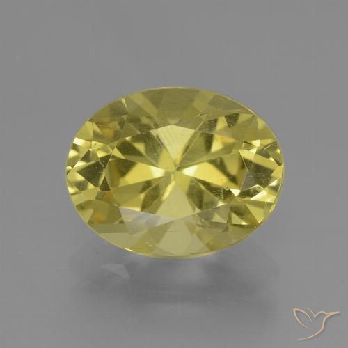 2.54ct Naturel Jaune pâle Apatite, ovale, VS