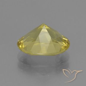 Apatite Jaune pâle naturelle ovale, 2.54 ct, VS