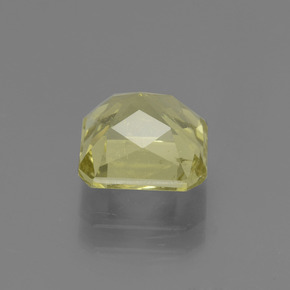 Apatite jaune maïs léger naturelle taille émeraude, 2,88 ct, VS