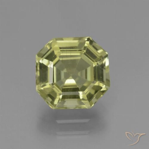 2.83ct Naturel Vert clair Apatite, Taille émeraude, VS