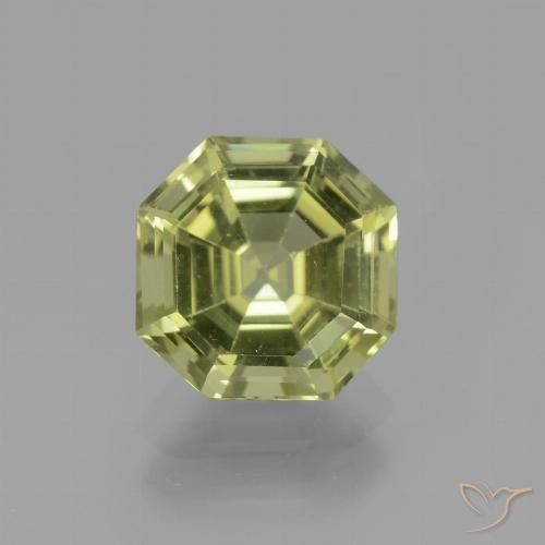 3.59ct Naturel Vert clair Apatite, Taille émeraude, VVS-VS