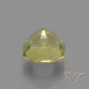 Apatite Jaune verdâtre naturelle Octogone / coupe Émeraude, 3.42 ct, VS