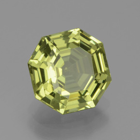 Apatite Jaune moyen naturelle Taille émeraude, 2.43 ct, VS