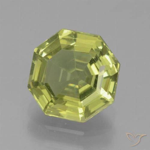 2.02ct Naturel Jaune moyen Apatite, Taille émeraude, VVS-VS