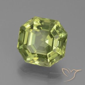 Apatite Medium Light Green naturelle Octogone / coupe Émeraude, 4.78 ct, VS