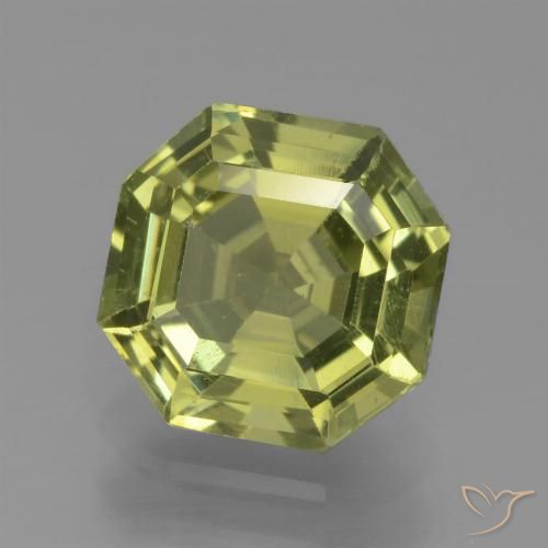 1.93ct Naturel Jaune moyen Apatite, Taille émeraude, VS
