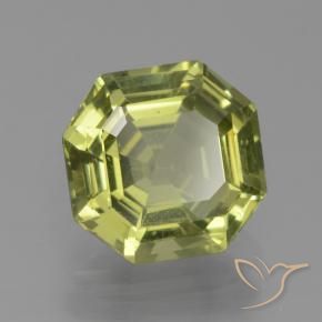 Apatite Jaune moyen naturelle Octogone / coupe Émeraude, 1.93 ct, VS
