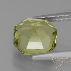 Apatite Jaune moyen naturelle Octogone / coupe Émeraude, 1.93 ct, VS