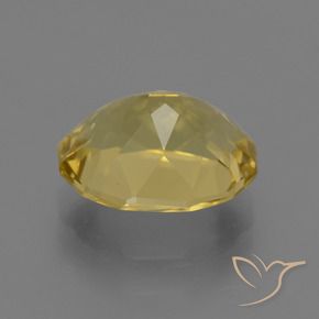 Apatite Jaune clair naturelle ovale, 5.24 ct, VVS-VS