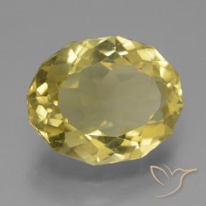 Apatite Jaune clair naturelle ovale, 7.76 ct, VS