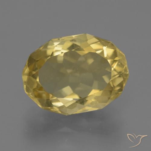 5.56ct Naturel Doré léger Apatite, ovale, VS