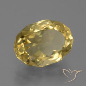 Apatite Doré léger naturelle ovale, 5.56 ct, VS