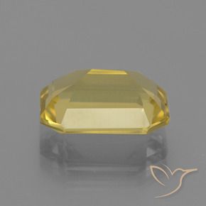 Apatite Jaune doré léger naturelle Octogone / coupe Émeraude, 4.84 ct, VVS-VS