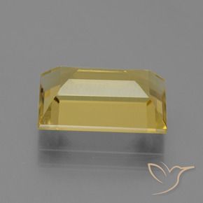 Apatite Jaune doré léger naturelle Baquette, 4.58 ct, VS