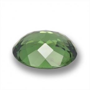 Apatite vert naturelle coupe ovale, 3,12 ct, VS-SI