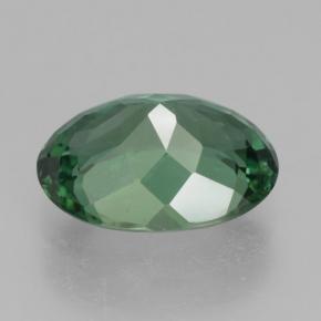 Apatite Vert moyen-foncé naturelle Coupe ovale, 3.49 ct, VS-SI