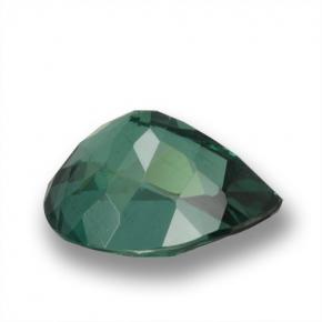 Apatite vert naturelle en forme de poire, 1,17 ct, VS