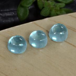 Achetez naturel 0,66ct bleue apatite gems, coupe roude, en provenance madagascar chez gemselect. en stock, livraison internationale!