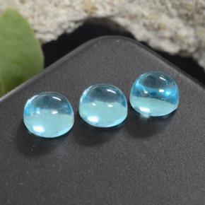 Achetez naturel 2,28ct bleue apatite gems, coupe roude, en provenance madagascar chez gemselect. en stock, livraison internationale!