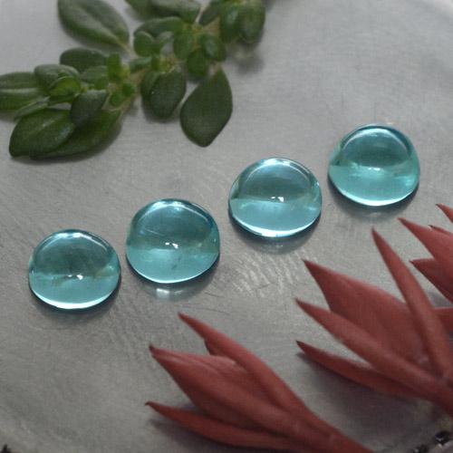 Achetez naturel 1,65ct bleue apatite gems, coupe roude, en provenance madagascar chez gemselect. en stock, livraison internationale!