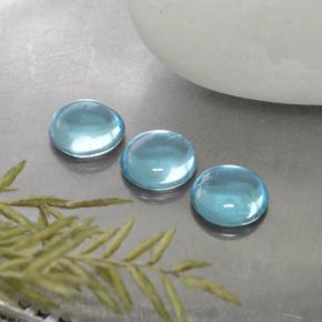 Achetez naturel 0.94ct Vert bleu Apatite gems, Coupe roude, En provenance Madagascar chez GemSelect. En stock, livraison internationale!