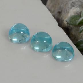 Achetez naturel ct Vert bleu Apatite gems, Coupe roude, En provenance Madagascar chez GemSelect. En stock, livraison internationale!