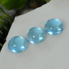 Achetez naturel 1.56ct Bleu aquatique profond Apatite gems, Coupe roude, En provenance Madagascar chez GemSelect. En stock, livraison internationale!