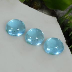 Achetez naturel 1.56ct Bleu aquatique profond Apatite gems, Coupe roude, En provenance Madagascar chez GemSelect. En stock, livraison internationale!