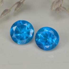Achetez naturel ct bleue apatite gems, coupe roude, en provenance madagascar chez gemselect. en stock, livraison internationale!