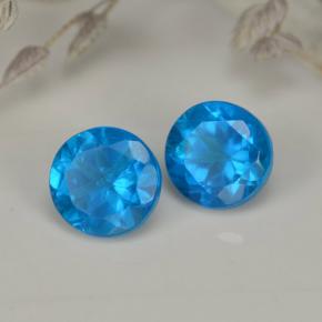 Achetez naturel ct bleue apatite gems, coupe roude, en provenance madagascar chez gemselect. en stock, livraison internationale!
