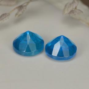 Achetez naturel ct bleue apatite gems, coupe roude, en provenance madagascar chez gemselect. en stock, livraison internationale!