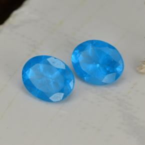 Achetez naturel 0.80ct Bleu bébé profond Apatite gems, Coupe ovale, En provenance Madagascar chez GemSelect. En stock, livraison internationale!