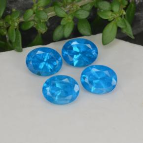 Achetez naturel 1.74ct Azur profond Apatite gems, Coupe ovale, En provenance Madagascar chez GemSelect. En stock, livraison internationale!