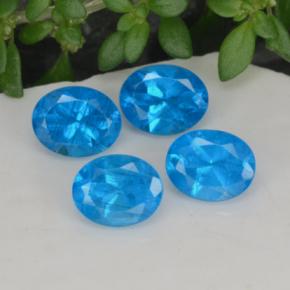 Achetez naturel 1.74ct Azur profond Apatite gems, Coupe ovale, En provenance Madagascar chez GemSelect. En stock, livraison internationale!