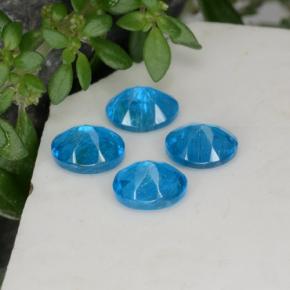 Achetez naturel 1.61ct Bleu Apatite gems, Coupe ovale, En provenance Madagascar chez GemSelect. En stock, livraison internationale!