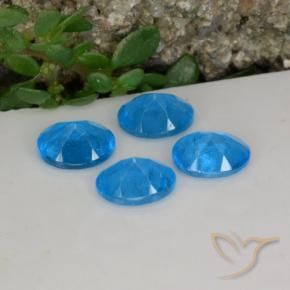 Achetez naturel 1,44ct bleue apatite gems, coupe ovale, en provenance madagascar chez gemselect. en stock, livraison internationale!