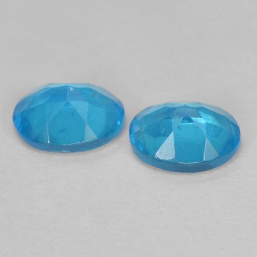Achetez naturel 0,72ct bleue apatite gems, coupe ovale, en provenance madagascar chez gemselect. en stock, livraison internationale!