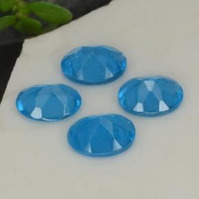 Achetez naturel 1.25ct Bleu intense Apatite gems, Coupe ovale, En provenance Madagascar chez GemSelect. En stock, livraison internationale!