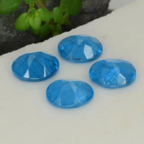 Achetez naturel 1.34ct Bleu intense Apatite gems, Coupe ovale, En provenance Madagascar chez GemSelect. En stock, livraison internationale!