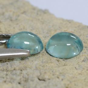 Achetez naturel 0,84ct bleu bébé apatite gems, coupe ovale, en provenance madagascar chez gemselect. en stock, livraison internationale!