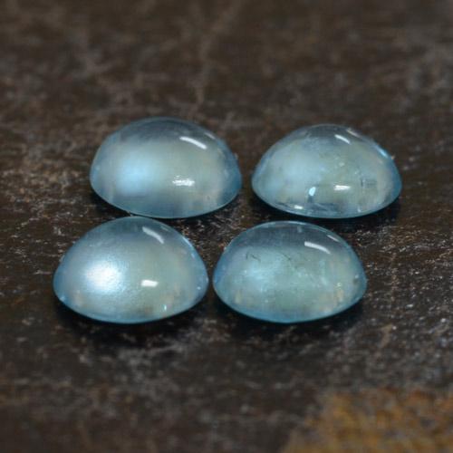 Achetez naturel 1.19ct Vert bleu clair Apatite gems, Coupe roude, En provenance Madagascar chez GemSelect. En stock, livraison internationale!