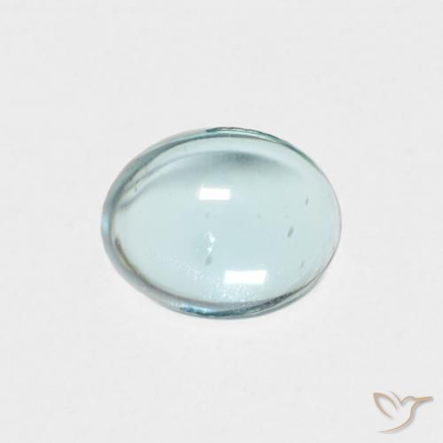 0.93ct Naturel Bleu-vert léger Apatite, ovale, Transparent