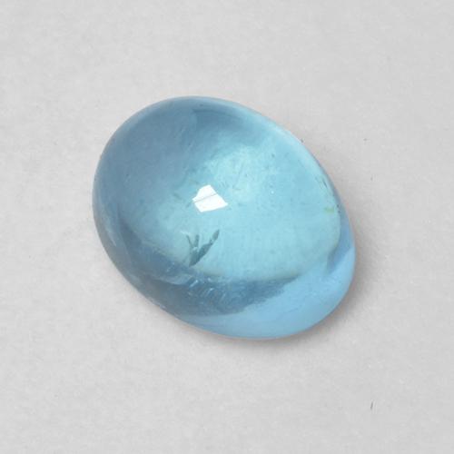 Apatite Bleu clair naturelle Coupe ovale, 1.10 ct, Transparent